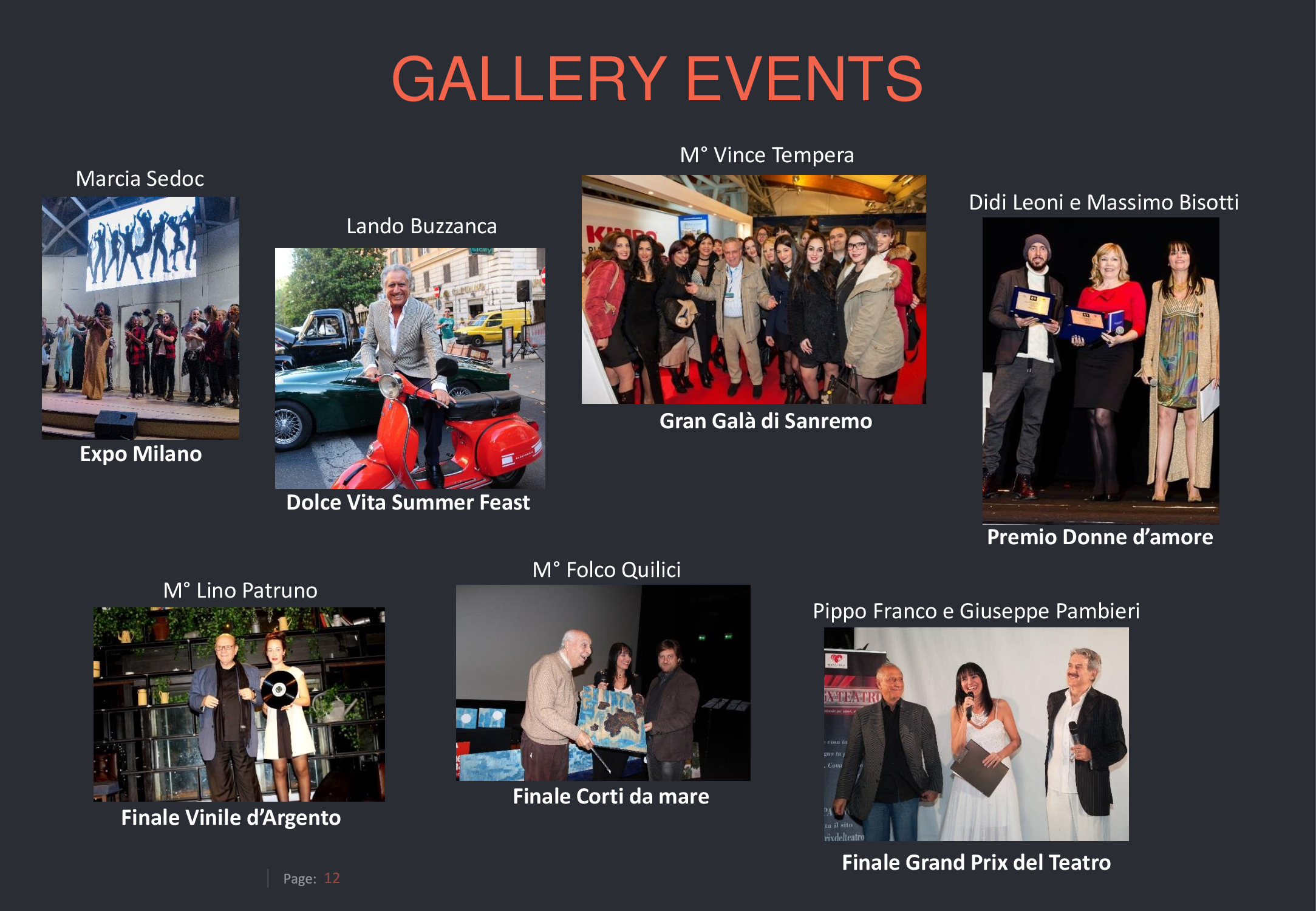 Barrett International Group - Gallery Eventi