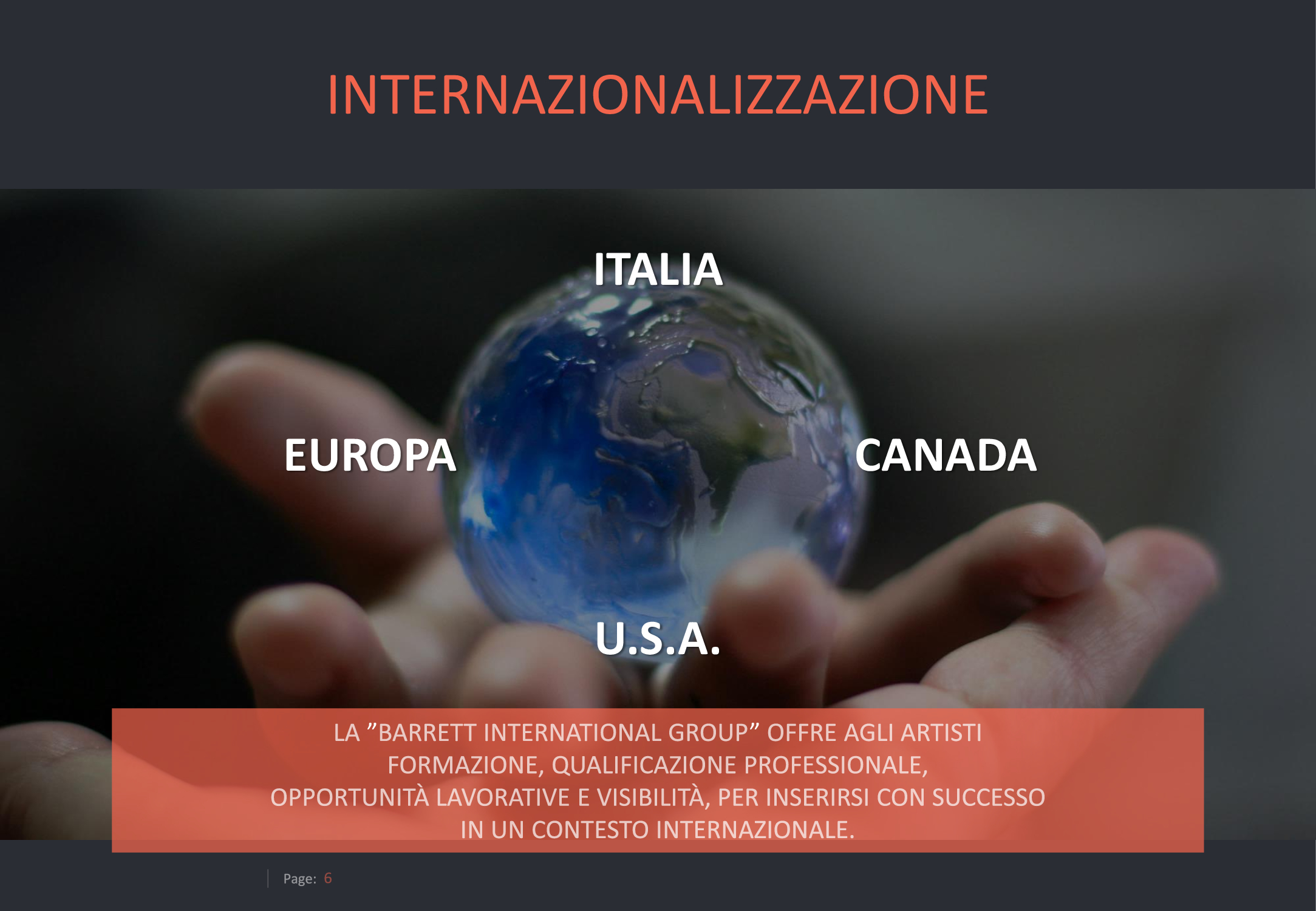 Barrett International Group - Internazionalizzzazione
